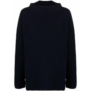 DANIELA GREGIS Textured Mock Neck Sweater Women BLUE Sweaters & Knitwear